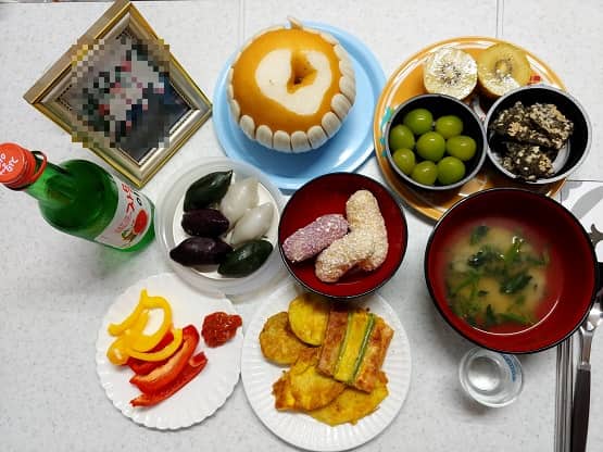 韓国チュソクの食べ物